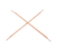 DECOMELODY Punte per Saldatrice a Punti Portatile in Allumina 3x100x1,5 Mm, Set 2 Pezzi con Ugelli Piatti Resistenti ad Alta Temperatura, Accessori per Saldatura Industriale e Riparazioni