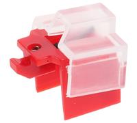 DECOMELODY Puntina di Ricambio per Giradischi in Vinile con Stilo Rosso per Fonografo, Cartuccia di Ricambio Compatibile Atn3600l con Riduzione del Rumore per Audio Nitido e Uso Professionale