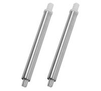DECOMELODY Ricambio Scopino WC in Acciaio Inox, 2 Pezzi, Barra Inferiore per Spazzola Bagno, Resistente e Compatibile Vari Modelli