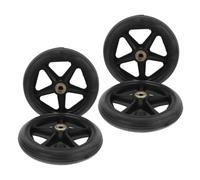 DECOMELODY Ruote Anteriori Per Sedia a Rotelle 7 Pollici, Set 4 Pezzi, Ricambio Per Sedie a Rotelle e Deambulatori, Installazione Rapida, Guida Confortevole, Accessori Per Mobilità Assistita