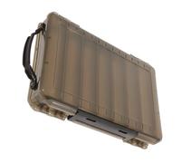 DECOMELODY Scatola Esche Portatile Drenaggio Organizer Professionale per Attrezzatura Contenitore Lure Scomparti Regolabili e Durevole per Trote e