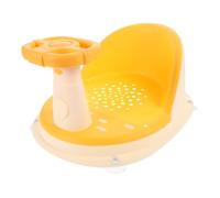 DECOMELODY Seggiolino da Bagno per Ragazzo Ragazza Ventose e Base Antiscivolo Supporto Ergonomico Regolabile Altezza Metodo Drenaggio Pulito Design Portatile Pieghevole