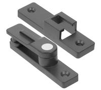 DECOMELODY Serratura Porta Scorrevole in Lega di Zinco Chiavistello di Sicurezza Resistente e Luminoso Blocca Porta per Casa con Design Moderno e Alta Durabilità