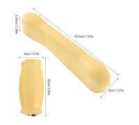 DECOMELODY Set 4 Cuscinetti per Stampelle Sotto Ascelle in Tpr Morbido Protezione Ascellare e Impugnature Antiscivolo Ricambio Ergonomico per Mobilità Sicura e Comfort per Anziani e