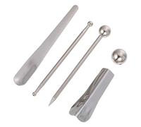 DECOMELODY Set 5 Utensili per Giunti Piastrelle Raschietto per Sigillante Resistente e Riutilizzabile Attrezzi per Calafataggio per Bagno e Cucina Finitura Professionale di Fughe
