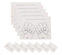 DECOMELODY Set da 15 Carte Espositive per Unghie Colorate Supporti Leggeri per Nail Art e Manicure Espositori per Decorazioni Unghie e Saloni di Bellezza per Piccole Imprese e Mostre