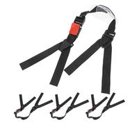 DECOMELODY Set da 4 Cinghie per Mento Regolabili per Casco Rigido Cinturini di Sicurezza Antiusura per Casco da Lavoro e Ciclismo Accessori di Ricambio per Caschi da Montagna e Moto