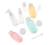 DECOMELODY Set da Viaggio 11 Pezzi Flaconi Cosmetici in Silicone a Tenuta Stagna Piccoli Contenitori Ricaricabili per Lozioni e Spray Flaconi da Viaggio per Articoli da Toeletta per