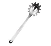 DECOMELODY Spaghetti Spoon in Acciaio Inossidabile con Denti per Servire Pasta e Noodles Cucchiaio Pasta Resistente e Facile da per Cucina Domestica