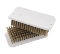 DECOMELODY Spazzola la Toelettatura di Mini Maiali 2pezzi con Manico Ergonomico Antiscivolo e Setole Delicate, la Cura degli Animali in Fattoria e Casa