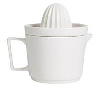 DECOMELODY Spremiagrumi Manuale in Ceramica per Limoni e Kiwi, Spremitore Portatile a Mano Filtro Residui, Utensile Cucina Pratico per Casa, Bar e Frutteria, Design Ergonomico Comodo