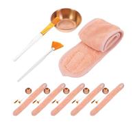 DECOMELODY Strumenti della Ciotole per Maschere Viso e Applicatori Kit per Estetista Fascia per Capelli Accessori per Viso per Trattamenti Spa e Routine di Bellezza
