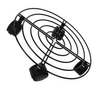 DECOMELODY Supporto Bombola Gas con Ruote e Freno Base Mobile in Ferro per Serbatoi Propano per Cucina e Uso Esterno Installazione senza Attrezzi