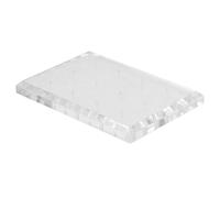 DECOMELODY Supporto per Punte per Levigatura Unghie in Acrilico Trasparente, Base Porta Attrezzi 12 Fori per Espositore Testine Manicure, Organizer Accessori per Saloni di Bellezza e Uso