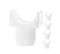 DECOMELODY Supporto Per Rotaia Per Sedia a Rotelle 5 Pezzi, Blocco Guida in Abs Resistente, Ricambi Per Sedie a Rotelle Installazione Rapida, Accessori Per Mobilità e Ausili Disabili