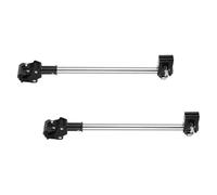 DECOMELODY Supporto Portaombrellone Regolabile in Metallo da 2 Pezzi Portaombrellone per Bicicletta Carrozzina e Passeggino Montaggio Stabile e Facile da Installare per Protezione Solare