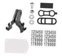 DECOMELODY Supporto Torcia Bici Creativo Clip Fissa per Luce Bicicletta Porta Numero Gara Multifunzionale Staffa Resistente per Accessori Ciclismo Strada