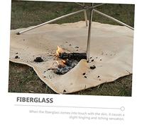 DECOMELODY Tappetino Ignifugo Coperta Termica Resistente al per Barbecue Esterni e Picnic Accessorio Antincendio Pratico e Riutilizzabile