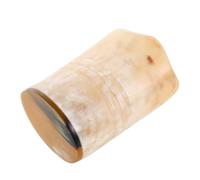 DECOMELODY Tazza da Bere Corno Bicchiere Versatile per Whisky e Tè Design con Ondulato per Uso e Ritrovi Sociali