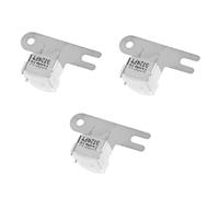 DECOMELODY Testina Magnetica Stereo per Registratore a Cassette Componente Metallico per Lettore Audio Accessorio Ricambio 3 Pezzi per Riparazione Registratori a Nastro