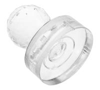 DECOMELODY Timbro per Ombretti Delicati 27mm Strumento di Pressatura Acrilico per Riparare e Compattare Ombretto Cosmetico, Comodo e Preciso per Trucco Occhi Professionale
