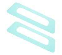 DECOMELODY Toppa per Pinna da Paddle Board 9 Pollici, Connettore Patch per Scatola Pinna Tavola da Surf, Accessori Stand-up Paddleboard, Resistente, Compatibile SUP, Set 2 Pezzi Verde Chiaro