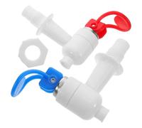 DECOMELODY Valvola Rubinetto Erogatore D’acqua in Plastica per Refrigeratore, Beccuccio Verticale a Pressione per Acqua Calda e Fredda, Ricambio per Dispenser Bevande Domestici e Ufficio,