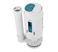 DECOMELODY Valvola Scarico Wc Pulsante Installazione senza Attrezzi Resistente e Tenuta Stagna Ricambio per Serbatoio