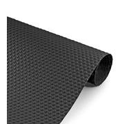 Decomira Tappetino Tagliabile Misura 50x500 cm | Pellicola Lavabile per Armadi o Tappetino Antiscivolo per Cassetti, Frigorifero o Ripiano | Come Base per la Cucina o Come Organizer | Nero