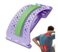 Decompressore Vertebrale, Massaggiatore per Lombalgia, Correttore Ergonomico Antiscivolo Regolabile a 3 Livelli per Rilassamento Muscoli Lombari ed Esercizi