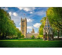 DecoNest Carta da parati - soggiorno, camera da letto - Abbazia di Westminster - 312cm X 219cm; Carta da parati in tessuto non tessuto 130 g, il set include colla e istruzioni per l'installazione