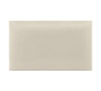 DecoNest Testiera Cuscino da parete decorazione da parete pannello acustico pannello da parete 3d lusso moderno imbottito 40 x 30 cm Cremoso