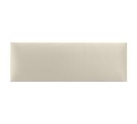 DecoNest Testiera Cuscino da parete decorazione da parete pannello acustico pannello da parete 3d lusso moderno imbottito 70 x 30 cm Cremoso