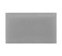 DecoNest Testiera Cuscino da parete decorazione da parete pannello acustico pannello da parete 3d lusso moderno imbottito 40 x 30 cm Grigio chiaro