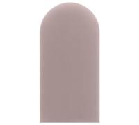 DecoNest Testiera Cuscino da parete ovale decorazione da parete pannello acustico pannello da parete 3d lusso moderno imbottito 30 x 60 cm Rosa Cipria