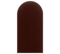 DecoNest Testiera Cuscino da parete ovale decorazione da parete pannello acustico pannello da parete 3d lusso moderno imbottito 30 x 100 cm Claret
