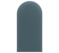 DecoNest Testiera Cuscino da parete ovale decorazione da parete pannello acustico pannello da parete 3d lusso moderno imbottito 30 x 100 cm Marittimo