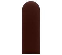DecoNest Testiera Cuscino da parete ovale decorazione da parete pannello acustico pannello da parete 3d lusso moderno imbottito 20 x 80 cm Claret