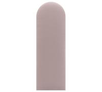 DecoNest Testiera Cuscino da parete ovale decorazione da parete pannello acustico pannello da parete 3d lusso moderno imbottito 20 x 80 cm Rosa Cipria