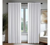 Deconovo Tende Oscuranti per Interni 140x300 cm, 2 Pezzi, Grigio Perla - Termiche Isolanti e Moderne con 3 Modi di Montaggio - Ideali per Finestre Camera da Letto e Soggiorno
