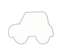 Decopatch AC438O - 1 Supporto in cartapesta Marrone 1,5x12x9 cm, Simbolo Auto