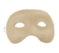 Decopatch AC460O - 1 supporto in cartapesta marrone 4x15x8,5 cm, maschera per bambini lupo