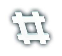 Decopatch AC789C - 1 Supporto in cartapesta Marrone 2,5x22,5x20,5 cm, hasgtag #