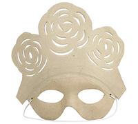 Decopatch AC805C - 1 supporto in cartapesta marrone 7x20x20 cm, maschera Frida