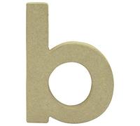 Décopatch AC814C - 1 Supporto in cartapesta Marrone 1,5x8,5x12 cm, Lettera minuscola b