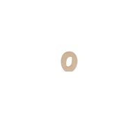 Décopatch AC884Cpack - Un lot de 3 supports en papier kraft brun 15,8x2,5x20 cm, Chiffre 0