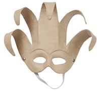 Decopatch AC902C - Maschera veneziana per bambini- Decorazione di carnevale in cartapesta - Accessori da party - MISURE: 29 x 10 x 12,5