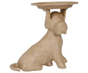 Decopatch AC903C - 1 supporto vassoio a forma di Cane - vassoio di cartapesta - MISURE: 24x15x20,5cm