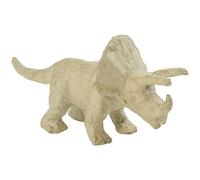 Decopatch AP155O - 1 supporto in cartapesta marrone 19x6x9 cm, Triceratopi