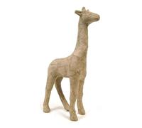 Décopatch AP608Opack - Set di 5 supporti in carta marrone polpata, 9 x 3 x 15 cm, giraffa